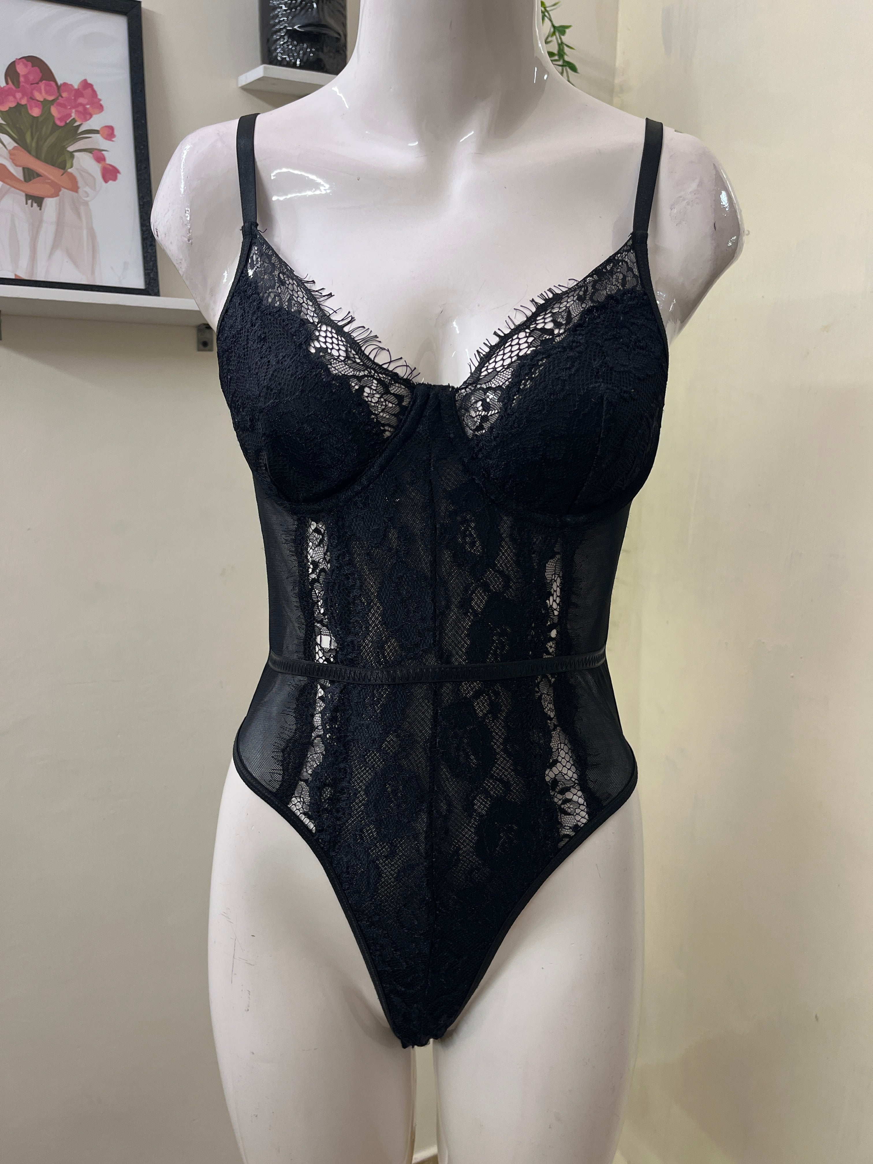 Laced bodysuit