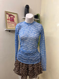 Disney printed mesh top