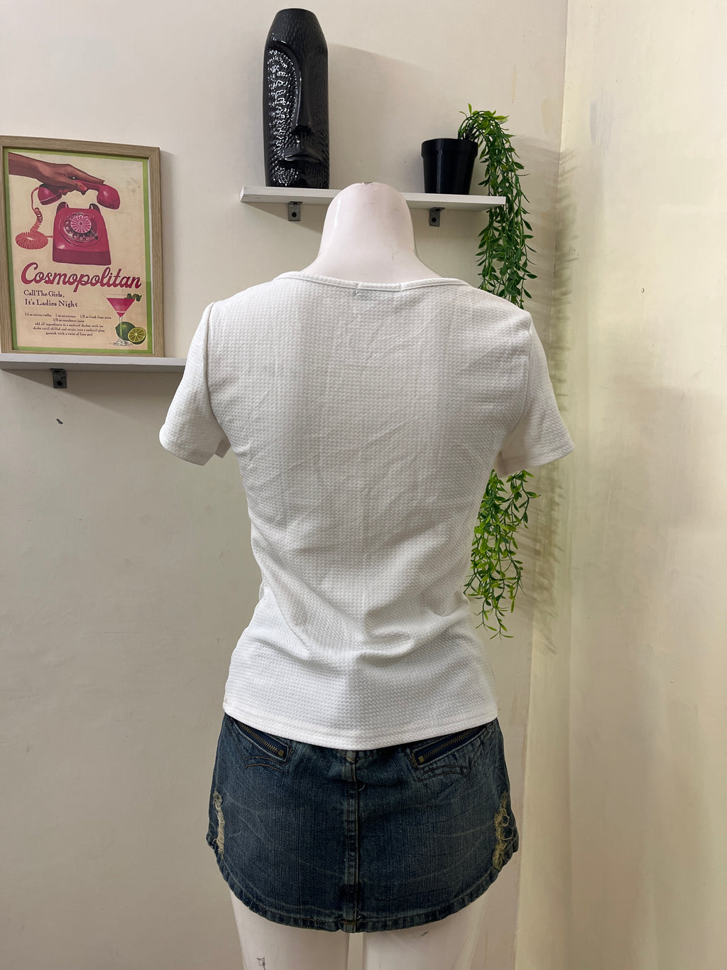 Square neck top